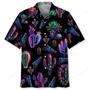 Neon Cactus Black Hawaiian Shirt