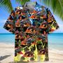 Neon Monster Truck Hawaiian Shirt