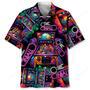 Neon Pinball Arcade Hawaiian Shirt