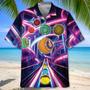 Neon Roller Coaster Lawn Bowl Hawaiian Shirt