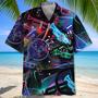 Neon Style Trumpet Hawaiian Shirt