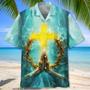 Never Underestimate An Old Man Who Believe In Jesus Hawaiian Shirt