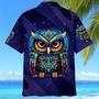 Night Owl Art Hawaiian Shirt