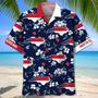 North Carolina State Blue Hawaiian Shirt