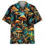 Orange Mushroom Hawaiian Shirt