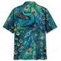 Peacock Teal Hawaiian Shirt