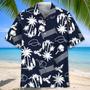 Pickleball Black Hawaiian Shirt