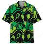 Pickleball Green Hawaiian Shirt