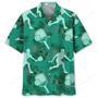 Pickleball Kelly Green Hawaiian Shirt