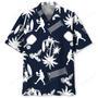 Pickleball Play White Hawaiian Shirt