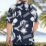 Pickleball Play White Hawaiian Shirt