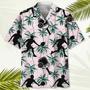 Pickleball Tropical Pink Hawaiian Shirt