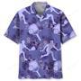 Pickleball Very Peri Tropical Hawaiian Shirt