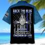 Police Back The Blue Children Of God Hawaiian Shirt