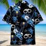 Police Blue Hawaiian Shirt