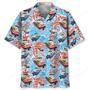 Pontoon American Flag Hawaiian Shirt