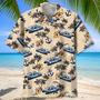 Pontoon Palm Tree Hawaiian Shirt