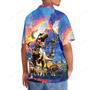 Prehistoric Dinosaur Volcano Hawaiian Shirt