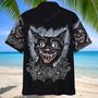 Psycho Black Cat Hawaiian Shirt