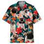 Pug Floral Hawaiian Shirt