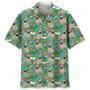 Pug Hawaiian Beach Hawaiian Shirt