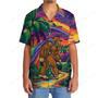 Rainbow Bigfoot Hawaiian Shirt