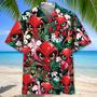 Red Alien Hawaiian Shirt