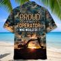 Retired Operator Excavator Hawaiian Shirt