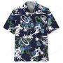 Rugby Blue Nature Hawaiian Shirt