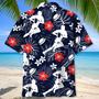 Rugby Hibiscus Hawaiian Shirt