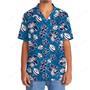 Rugby Tropical Blue Hawaiian Shirt