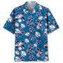 Rugby Tropical Blue Hawaiian Shirt