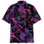 Samurai Neon Art Hawaiian Shirt