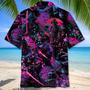 Samurai Neon Art Hawaiian Shirt