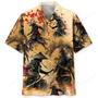 Samurai Under The Moonlight Hawaiian Shirt