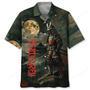 Samurai Warrior Hawaiian Shirt