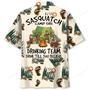 Sasquatch Camp Fire Drinking Team Hawaiian Shirt