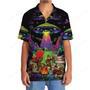 Sasquatch Night Camp Fire Drinking Hawaiian Shirt