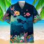 Scuba Diving Beach Tropical Hawaiian Shirt