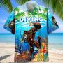 Scuba Diving Diving Hawaiian Shirt