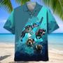 Scuba Diving Dog Dive Hawaiian Shirt