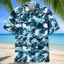 Scuba Diving Hard Camouflage Hawaiian Shirt