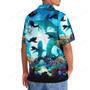 Scuba Diving Shark Hawaiian Shirt