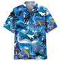 Scuba Diving Whale Hawaiian Shirt