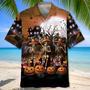 Skeleton Dancing Halloween Hawaiian Shirt