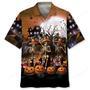 Skeleton Dancing Halloween Hawaiian Shirt