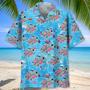 Skull at Pool Hawaiian Shirt