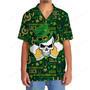 Skull Beer Green Irish St.Patrick Day Hawaiian Shirt