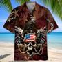 Skull Eagle Hawaiian Shirt