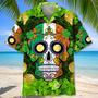 Skull Irish St.Patrick Day Hawaiian Shirt